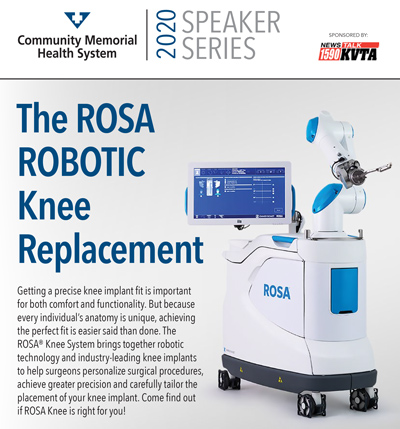Rosa Robotic Knee Replacement Surgery graphic